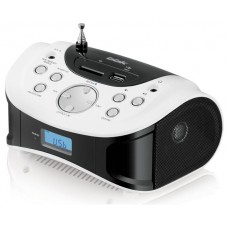 Магнитола BBK BS01 (MP3/WMA, FM, CD, Bluetooth) черный/ белый