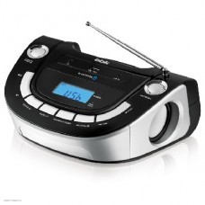 Магнитола BBK BS01 (MP3/WMA, FM, CD, Bluetooth) черный/ серебро
