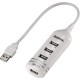 Концентратор USB 2.0 HUB Hama Round1:4 White (4xUSB2.0) (00039788)