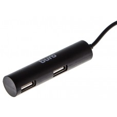 Концентратор USB 2.0 HUB Buro BU-HUB4-0.5R-U2.0 (4xUSB2.0)