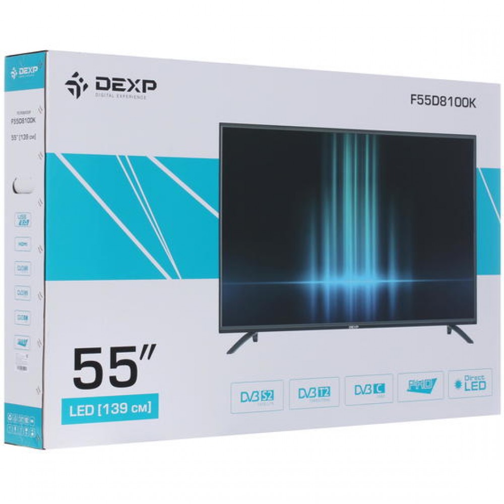 Телевизор dexp 139 см