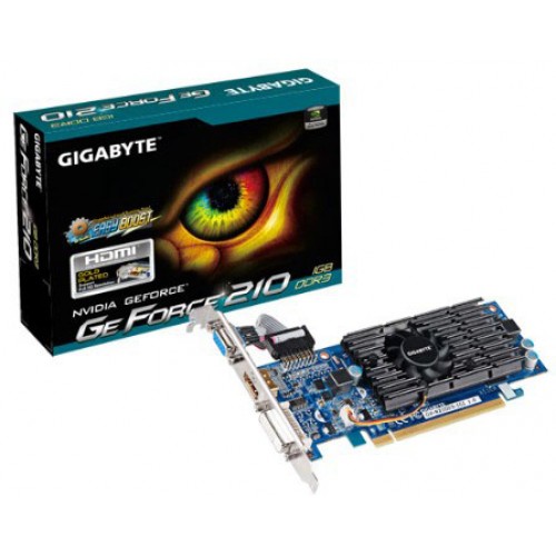 Видеокарта Gigabyte PCI-E nVidia GeForce 210 (GV-N210D3-1GI)