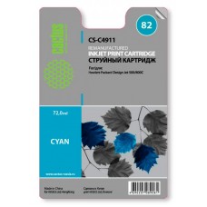 Картридж CACTUS CS-C4911 голубой для HP DJ 500/800C