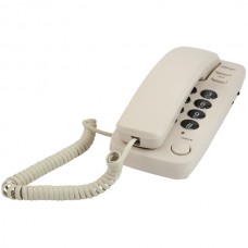 Телефон Ritmix RT-100 бежевый/ivory (повторный набор/регулировка уровня громкости/световая инд.)