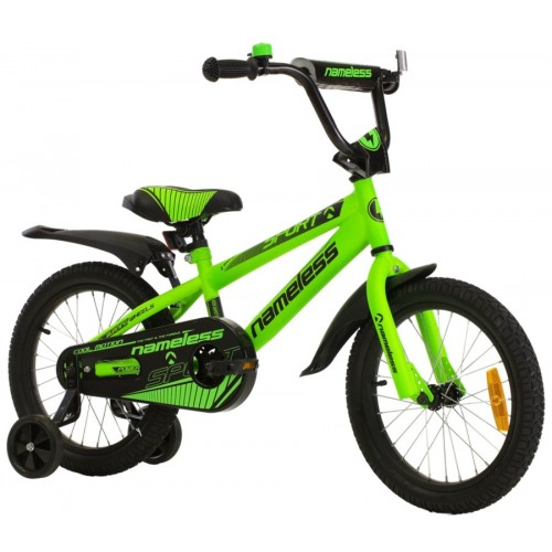 Велосипед 16" NAMELESS Sport зелен/черн