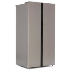 Холодильник DEXP SBS510M серебристый