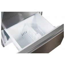 Холодильник LERAN RFD 539 IX NF серебристый