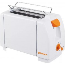 Тостер SAKURA SA-7600А  бел/оранж.