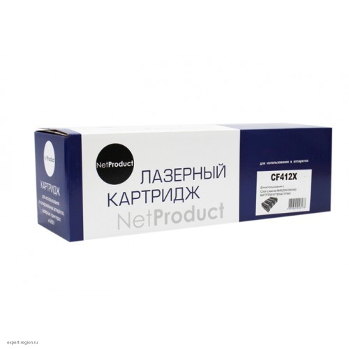 Картридж NetProduct N-CF412X для HP CLJ M452DW/DN/NW/M477FDW/477DN/477FNW Yellow