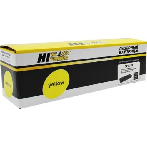 Картридж Hi-Black HB-CF532A для HP CLJ Pro M154A/M180n/M181fw Yellow