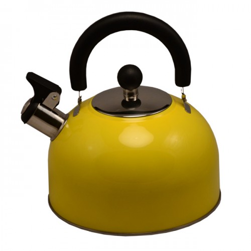 Чайник газовый 2,5л. КАТУНЬ КТ-105J желтый