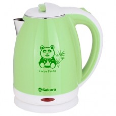 Чайник SAKURA SA-2134GS(1,8л.) нерж д+зелен