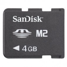 Флеш Карта Памяти Memory Stick PRO Duo 4Gb Sandisk (M2+адаптер MS DUO) (SDMSM2-004G-E11M)