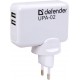Зарядное устройство Defender UPA-02, 2xUSB, 2.1 А (суммарно на все порты)
