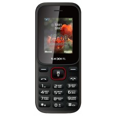 Мобильный телефон texet TM-128 Black Red