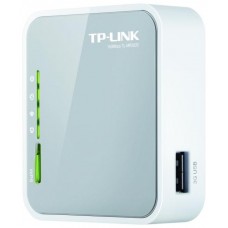 Маршрутизатор беспроводной TP-LINK TL-MR3020 white(1xWAN/LAN100 802.11n150 1xUSB)