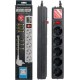 Фильтр сетевой PowerCube SPG-B-10 3м (5 розеток) black 10А/2,2кВт