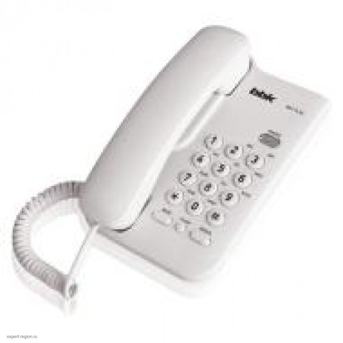 Телефон BBK BKT-74 RU белый проводной