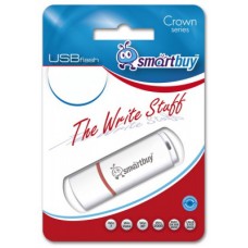 Накопитель USB 2.0 Flash Drive 64Gb Smartbuy Crown White (SB64GBCRW-W)