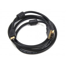 Кабель HDMI-DVI-D (M) Dual link 2м, черный