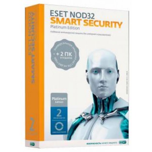 ПО ESET NOD32 Smart Security Platinum Edition - лиц на 2 года на 3ПК, BOX (NOD32-ESS-NS(BOX)-2-1) (24мес) 