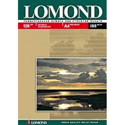 Бумага Lomond для струйной печати А4, 120 г/м2, 100 листов, матовая (0102003)