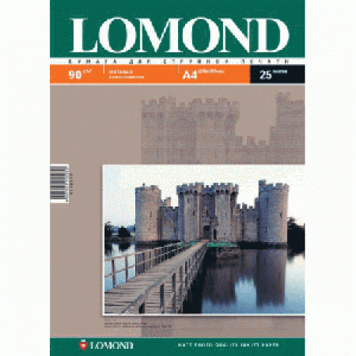 Бумага Lomond для струйной печати А4,  90 г/м2, 25 листов, матовая (0102029)