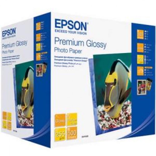 Бумага Epson 10x15см, 255 г/м2, 500 листов, premium glossy (C13S041826)