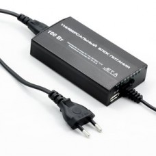 Универсальный блок питания 100Вт Jet.A Volt от сети и прикуривателя,USB порт (JA-PA9)