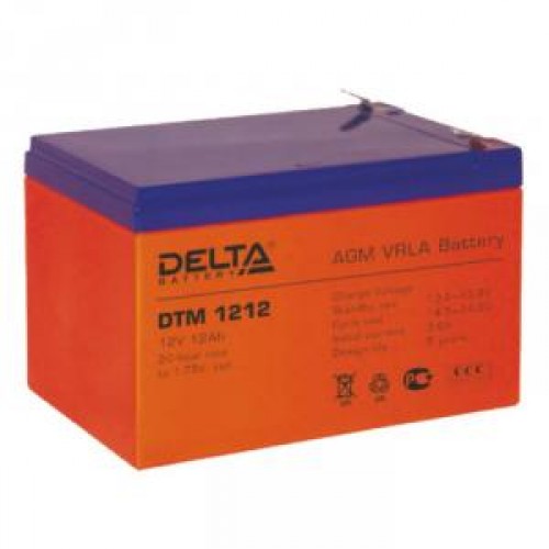 Аккумулятор DELTA HR 12-12 12v 12Ah