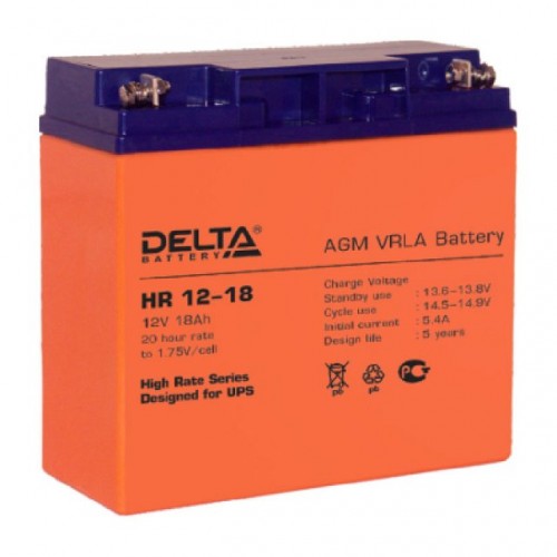 Аккумулятор DELTA HR 12-18 12v 18Ah