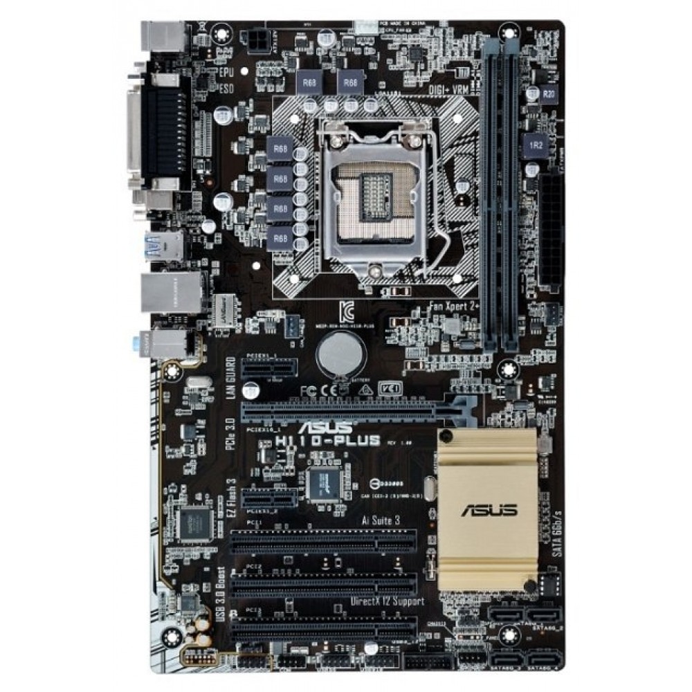 Asus plus ii. Материнская плата ASUS h110i-Plus. ASUS h110-Plus LGA 1151. Материнская плата асус 1151. ASUSTEK Computer Inc. h110-Plus lga1151.