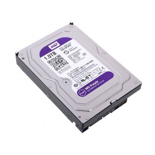 Накопитель HDD 1000 Gb Western Digital WD10PURX (кэш 64Mb) WD Purple SATA III 3.5"