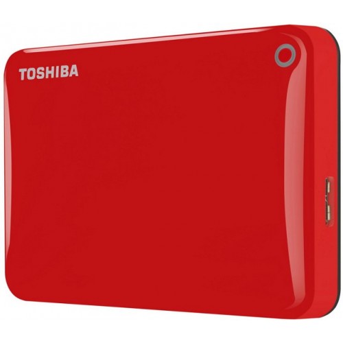 Внешний накопитель HDD  500 Gb USB 3.0 Toshiba CANVIO Connect II 2.5" красный (HDTC805ER3AA)