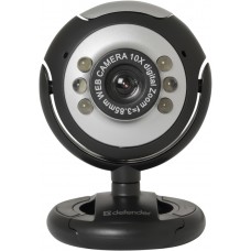 Web-камера Defender C-110 Black/silver (0.3Mp MF Mic) 