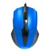 Мышь CBR CM 301 Blue, оптика, 2400dpi, эргон, 2 доп.кл., USB