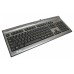 Клавиатура A4 KLS-7MUU серебристый/черный USB slim Multimedia