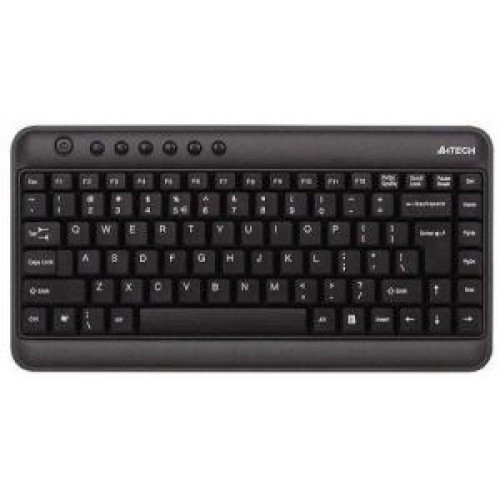 Клавиатура A4-Tech Mini keyboard X-Slim KL-5 black (7 горячих клавиш)