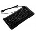 Клавиатура A4-Tech Mini keyboard X-Slim KL-5 black (7 горячих клавиш)