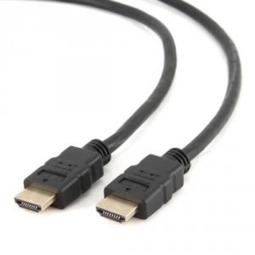 Кабель HDMI 19M-19M  0.5м ver.1.4 Gembird/Cablexpert чёрный,золотые контакты,экран (CC-HDMI4-0.5M)