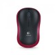 Манипулятор Mouse Logitech Wireless M185 red 1000dpi, 3but