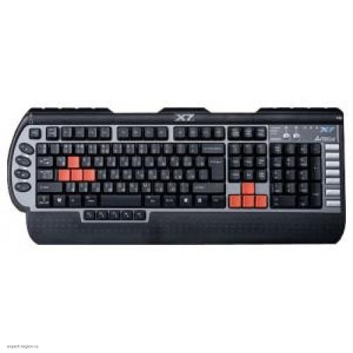 Клавиатура A4 X7-G800MU черный/серый PS/2 Multimedia Gamer