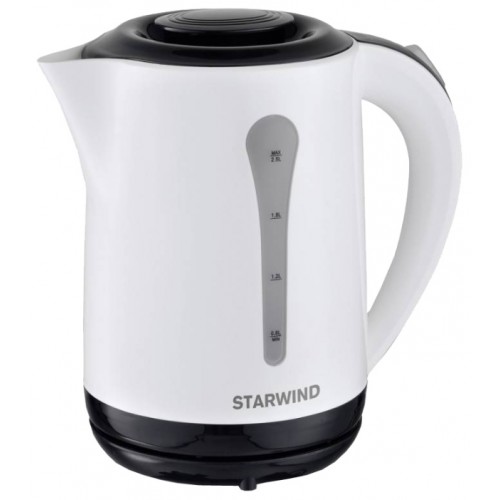Чайник Starwind SKP2212 белый/черный 2.5л. 2200Вт