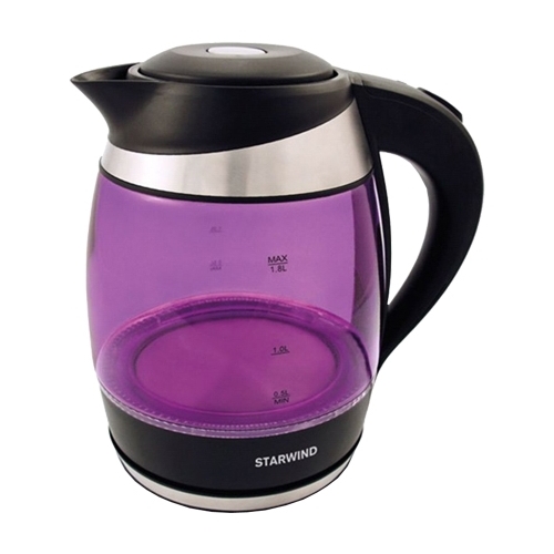 Чайник Starwind SKG2217 фиолетовый/черный 1.8л. 2200Вт
