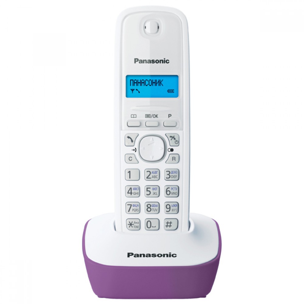 Радиотелефон Panasonic KX-TG1611RUF purple (DECT, AOН) - цена, купить в  компании Аракул город Нижневартовск | Аракул