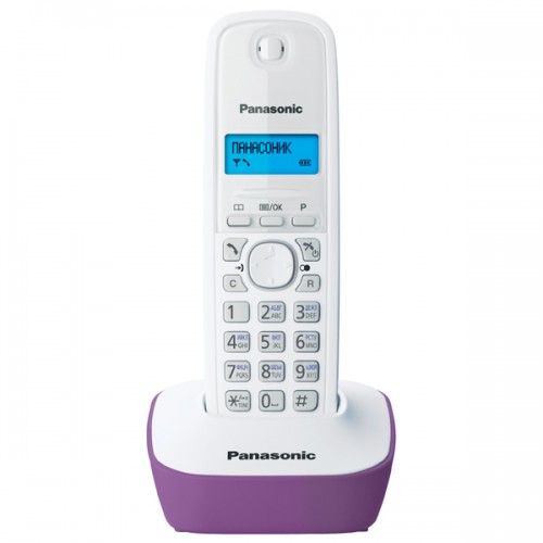 Радиотелефон Panasonic KX-TG1611RUF purple (DECT, AOН) 