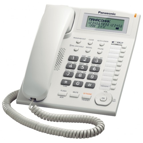 Телефон Panasonic KX-TS2388RUW white
