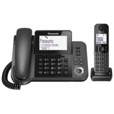 Радиотелефон Panasonic KX-TGF320RUM (DECT, АОН) черный