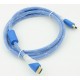 Кабель HDMI 19M-19M 15.0м ver.1.4 Behpex blue/white