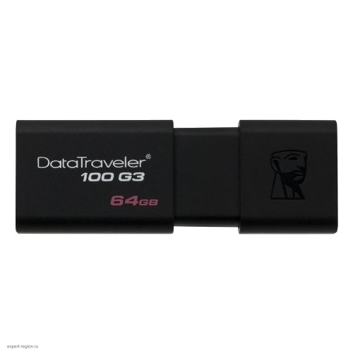 Накопитель USB 3.0 Flash Drive 64GB Kingston DataTraveler 100 G3 